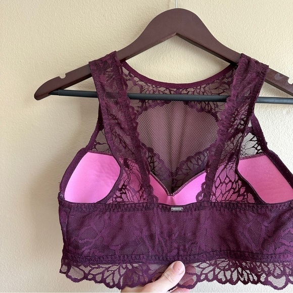 Victorias Secret Pink Wildflower High Neck Bra - Picture 3 of 4